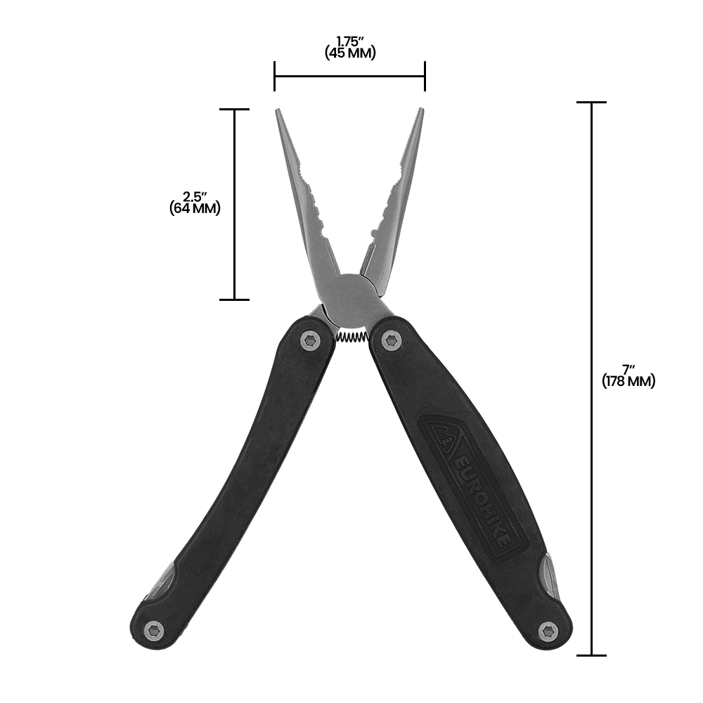 Zenport 13016 10-Function Multi-Tool with Carrying Case, Silver