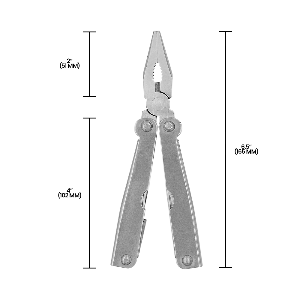 Zenport 13020 Multi-Tool with Nylon Sheath, Silver
