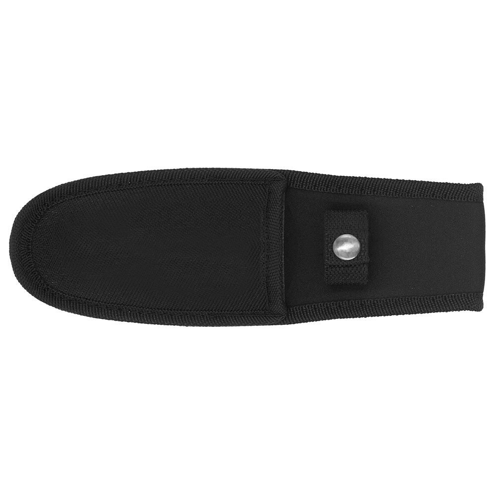 Cuchillo desollador Zenport 14032B con funda - Hoja de acero inoxidable de 23 cm y 10,8 cm, color negro