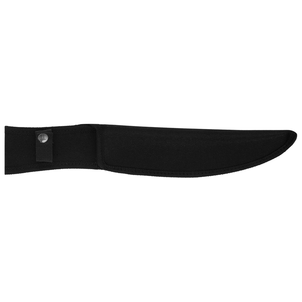 Zenport 14087 Survival/Hunting Bowie Knife with Sheath, 7 Inch Stainless Steel Blade, Black