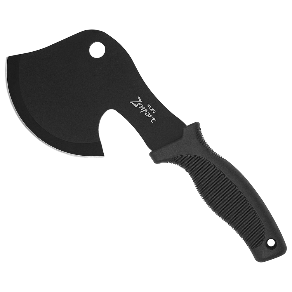 Zenport 14099 Camp Axe w/ Sheath, 4 Inch Stainless Steel Blade, Silver