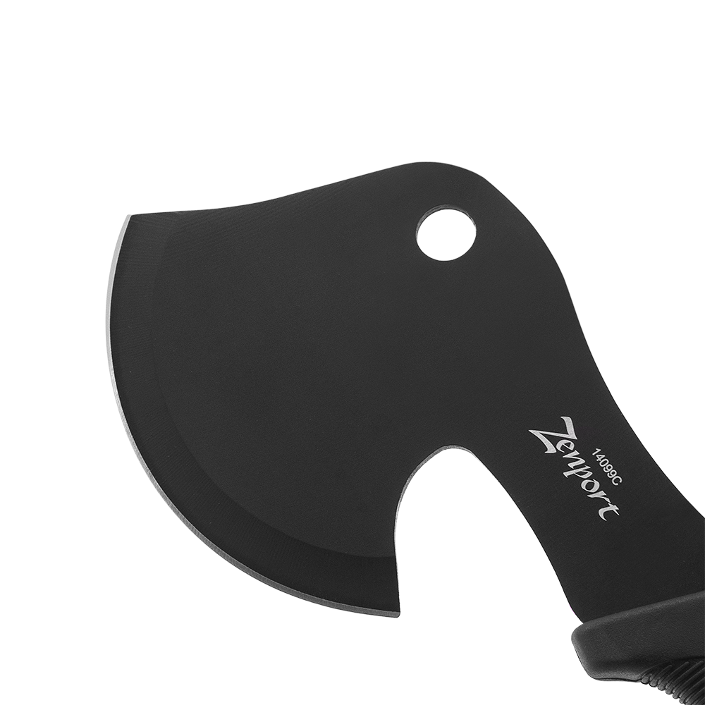 Zenport 14099 Camp Axe w/ Sheath, 4 Inch Stainless Steel Blade, Silver