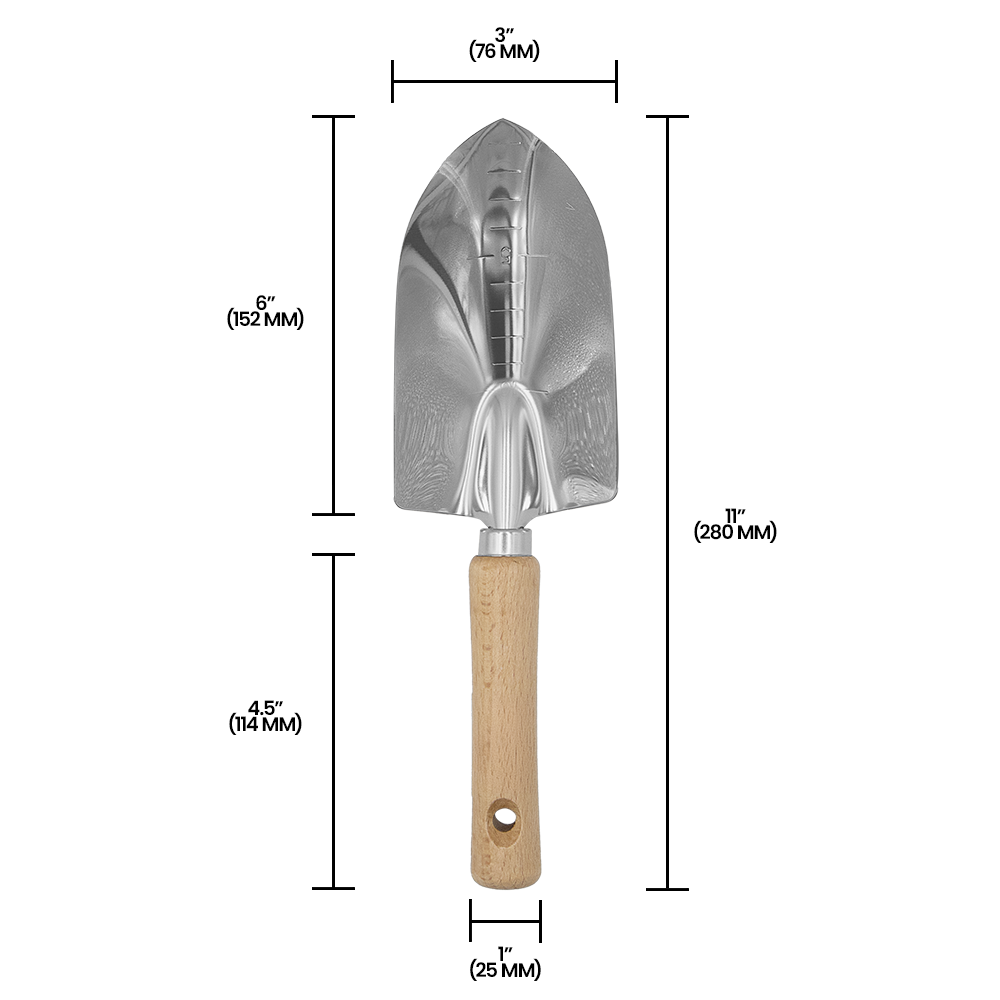 Paleta de plantación económica Zenport 15308L, beige