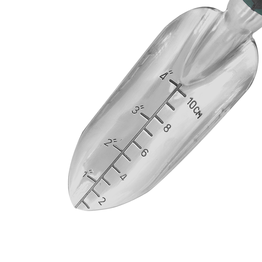 Zenport 15308C Transplanting Trowel with Cushion Grip, Black