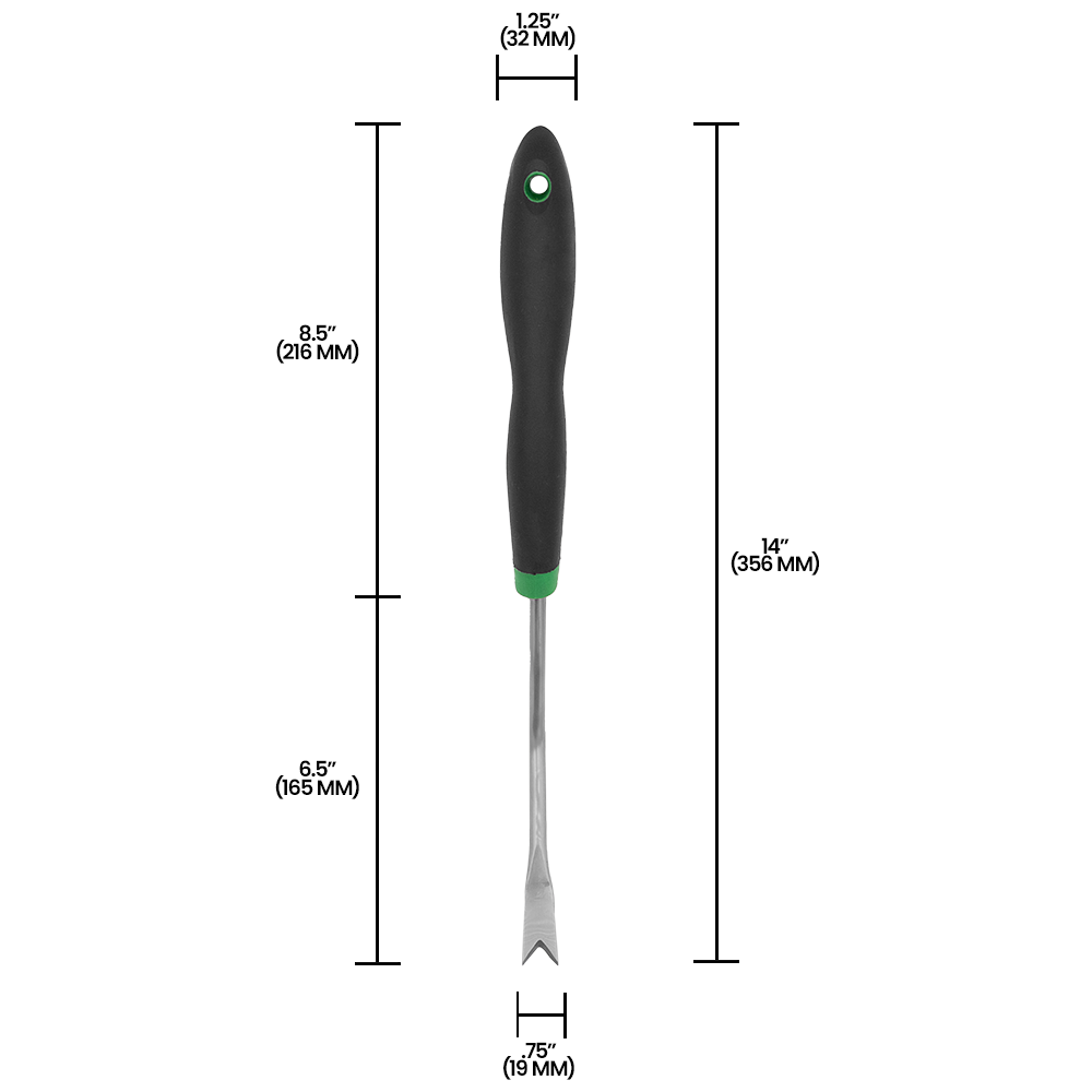 Zenport 15309F Grubber Weed Popper, 14-Inch, Black