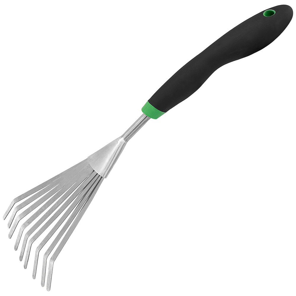 Zenport 15309D Mini Hand Rake, Black