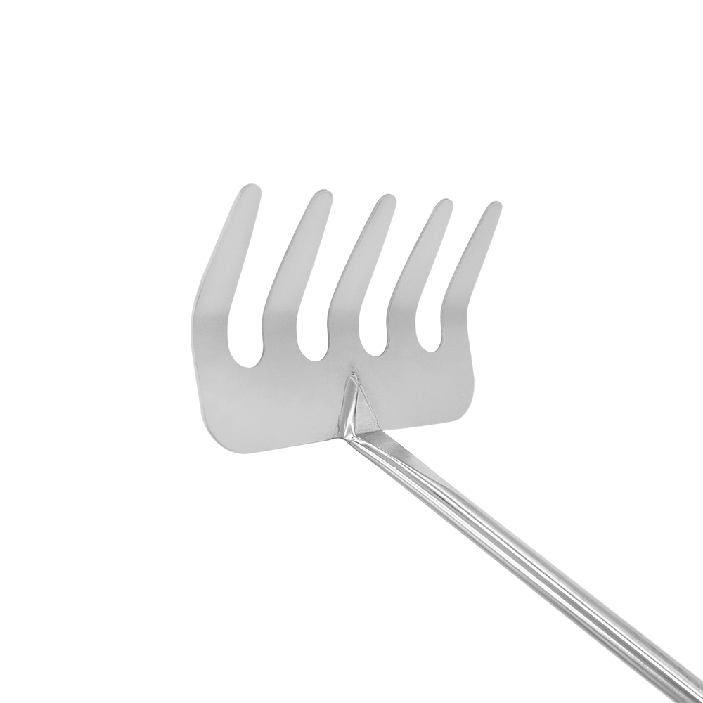 Zenport 15309I Mini Soil Rake with Cushion Grip, Black