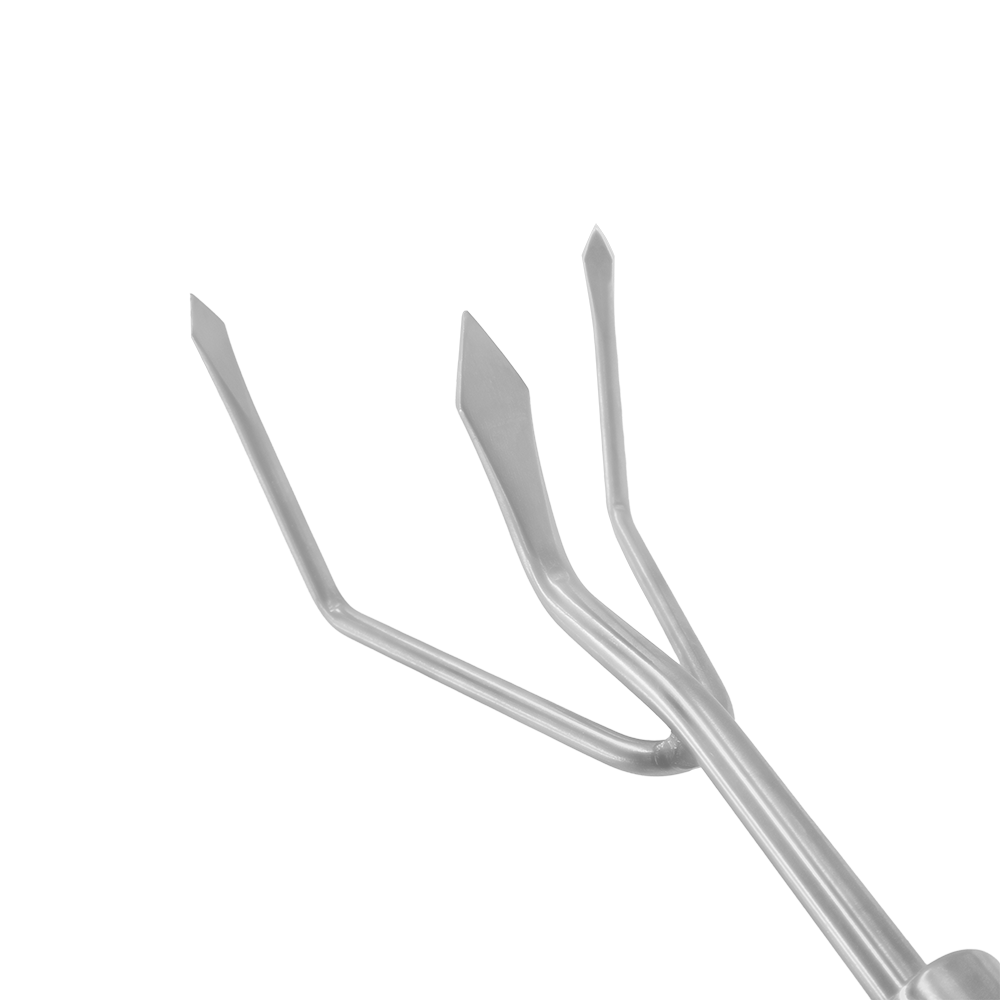 Zenport 15311D 3-Prong Cultivating Fork, 12-Inch, Green