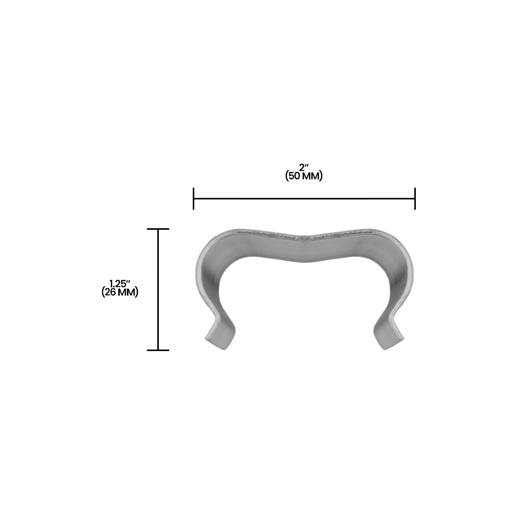 Zenport AE50 Fastening Staples, Box of 500, Silver