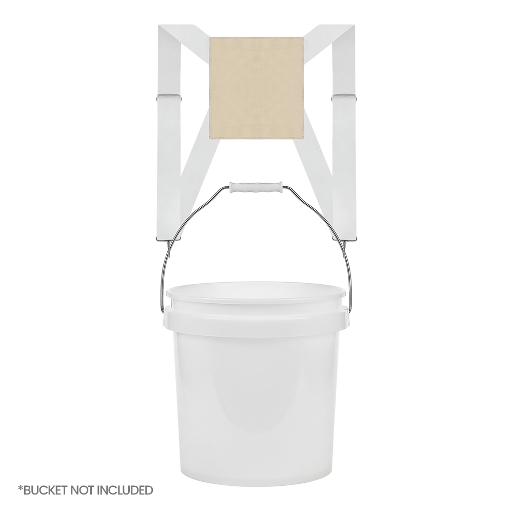 Zenport AG401E Economy Fruit Picking Bucket Harness, White