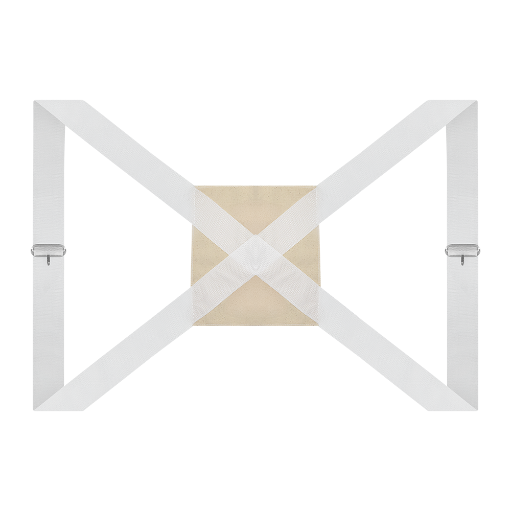 Arnés para cubo recolector de frutas económico Zenport AG401E, blanco