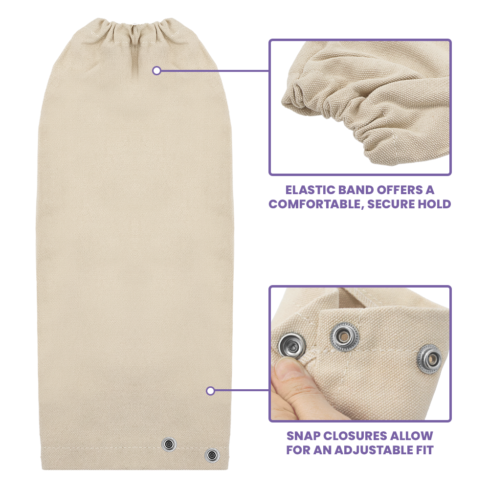 Fundas de nailon para recolección de fruta Zenport AG4020, 1 par, blancas