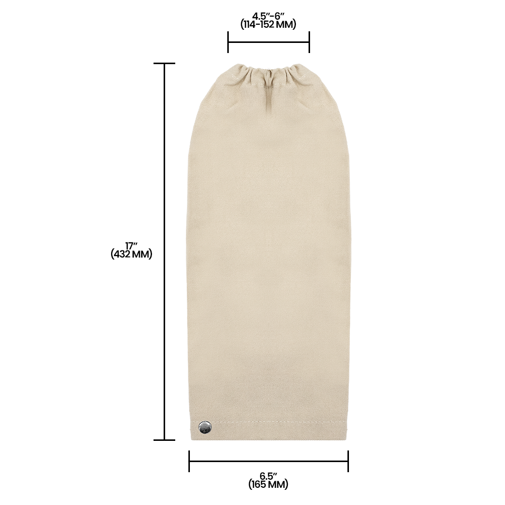 Zenport AG4020 Nylon Fruit Picking Sleeves, 1-Pair White, White