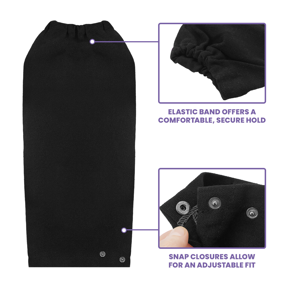 Fundas de nailon para recolección de fruta Zenport AG4021 (1 par), color negro