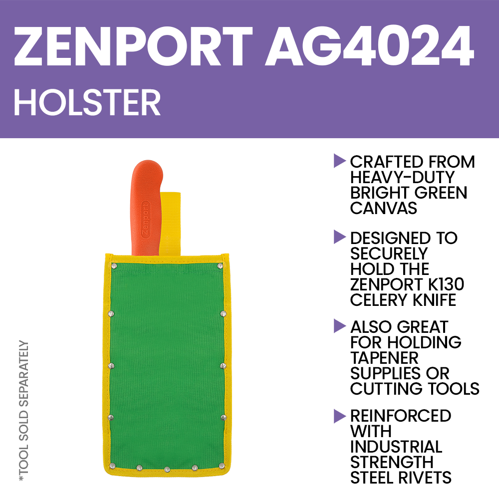 Zenport AG4024 Celery Knife Holster, Single Pocket Pouch