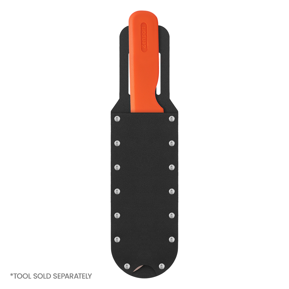 Zenport AG4026 Non-Absorbent Knife Sheath with Belt Clip, Black