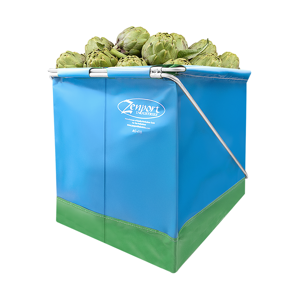 Mochila Zenport AG418 para la recolección de alcachofas, azul, azul