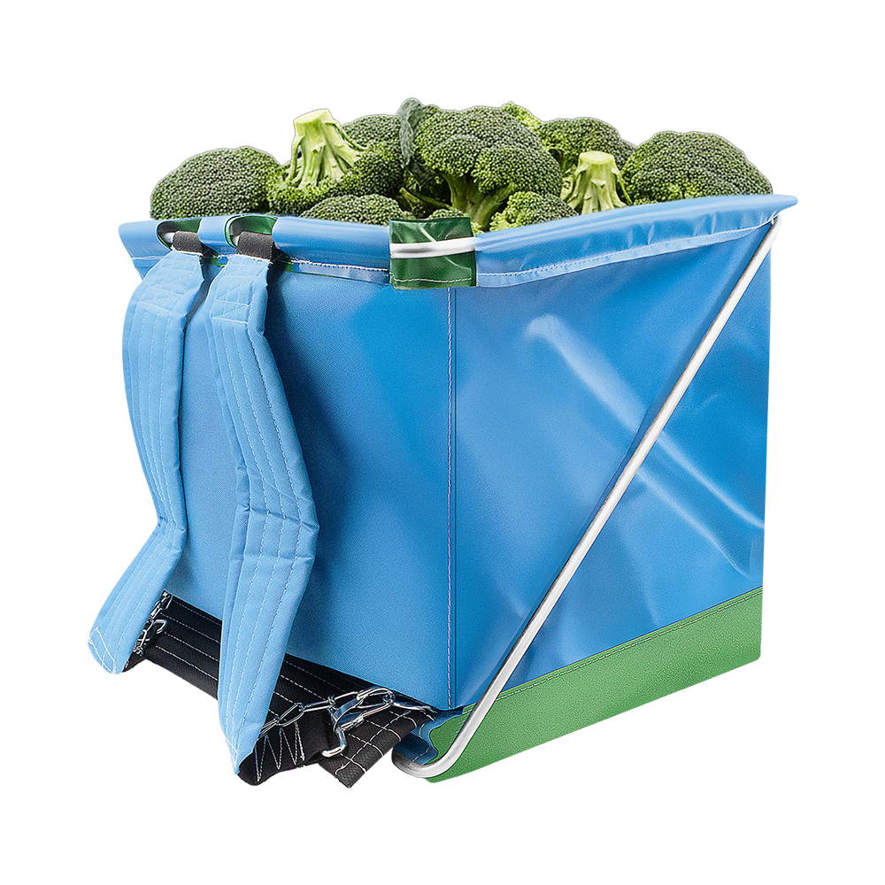 Mochila Zenport AG418 para la recolección de alcachofas, azul, azul