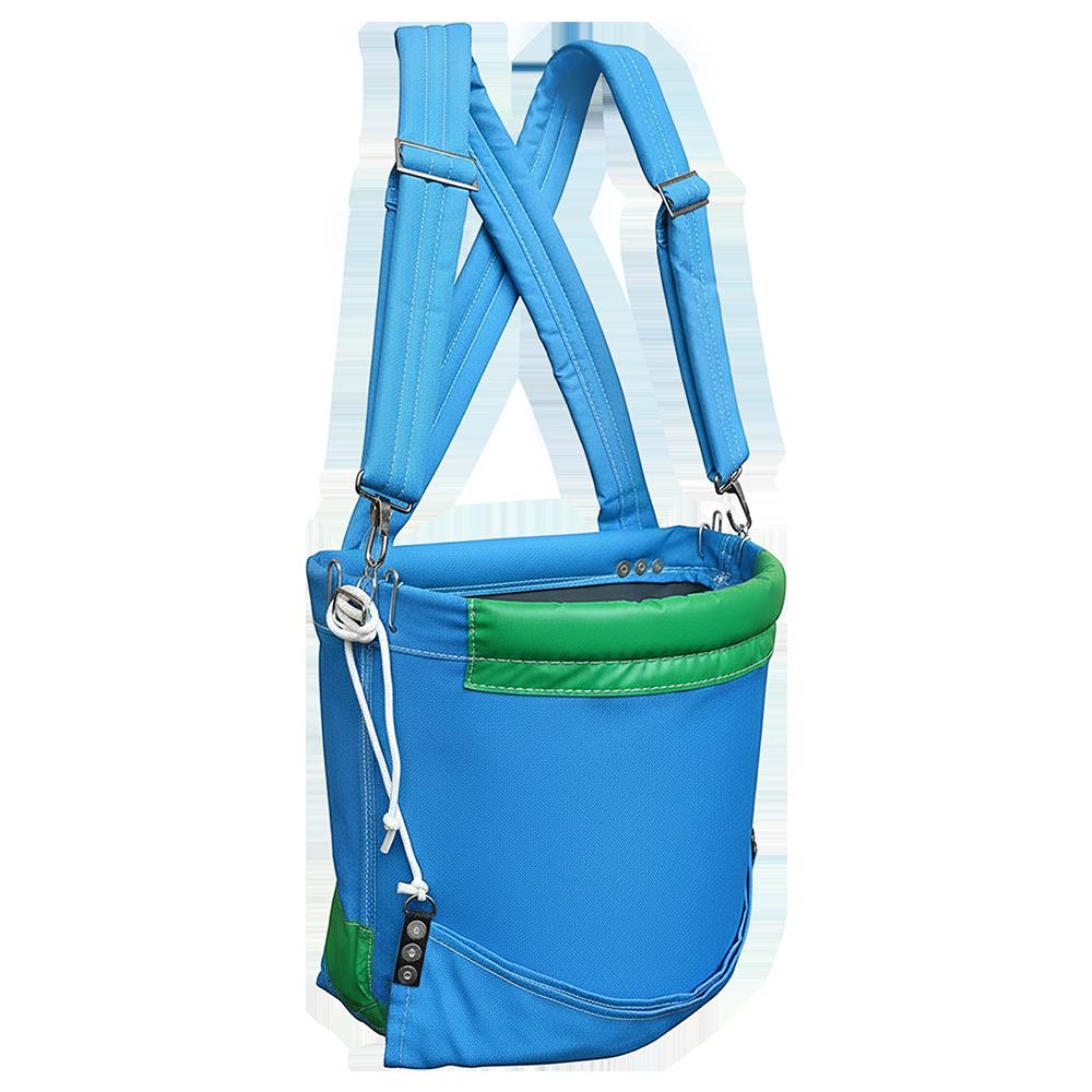 Zenport AG421 Agrikon Barrel Fruit Picking Bag, 1 Bushel, Blue