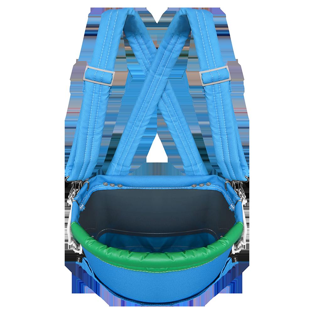 Zenport AG421 Agrikon Barrel Fruit Picking Bag, 1 Bushel, Blue