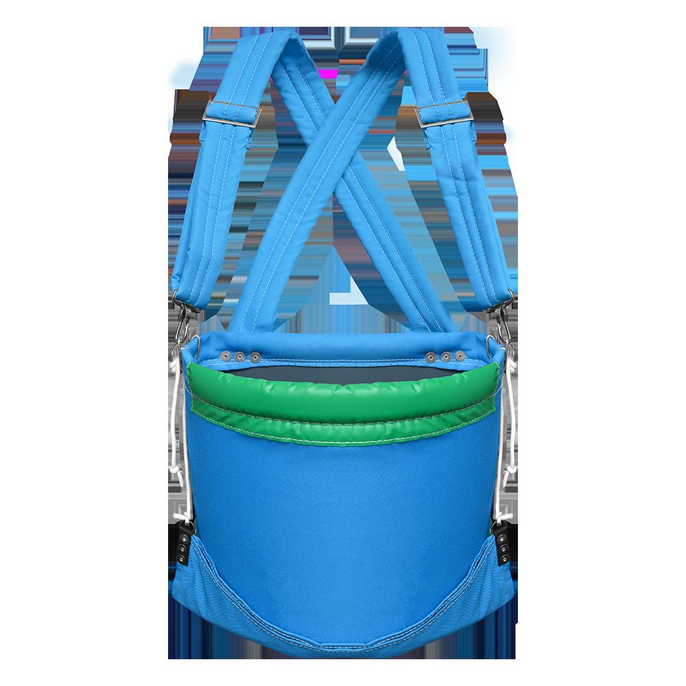 Zenport AG421 Agrikon Barrel Fruit Picking Bag, 1 Bushel, Blue