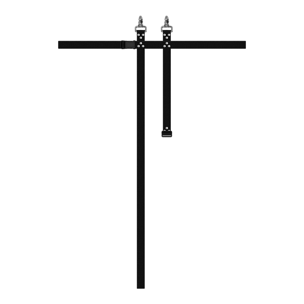 Arnés para cubeta de recolección Zenport AG422, 1 galón, negro