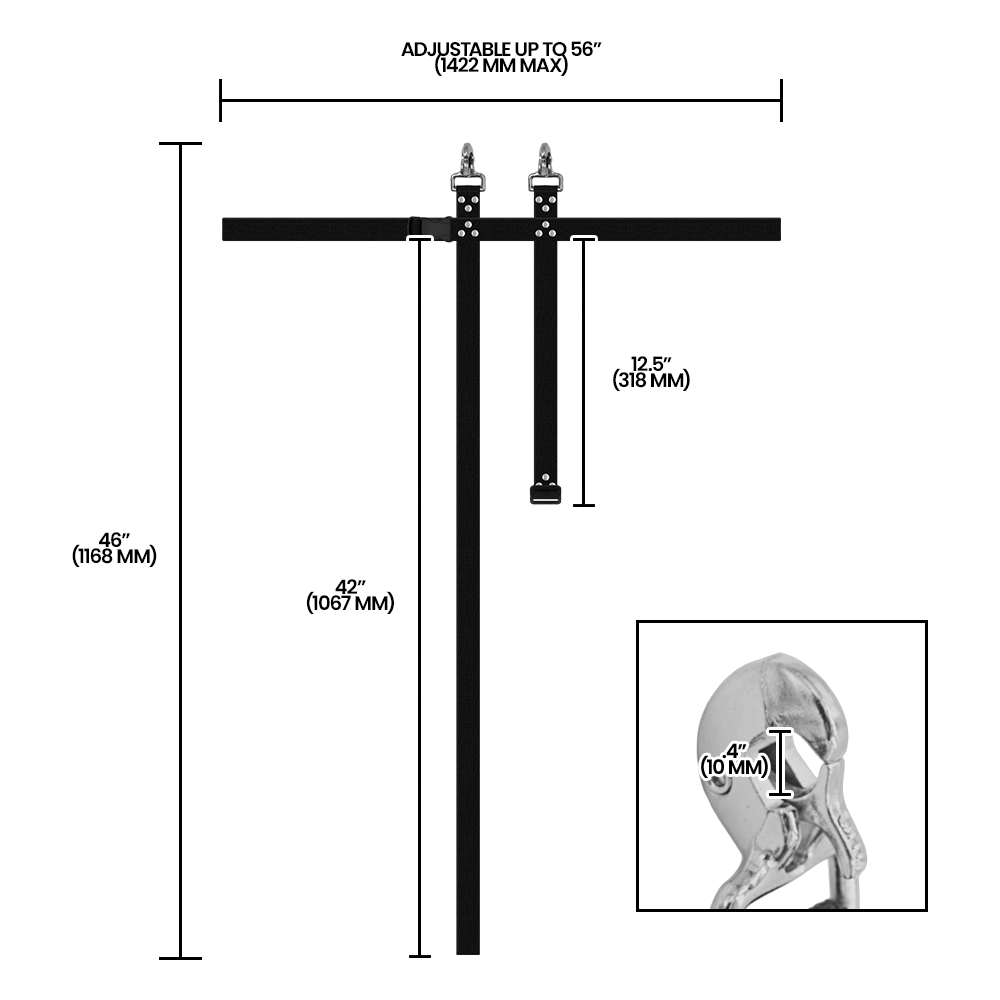 Arnés para cubeta de recolección Zenport AG422, 1 galón, negro