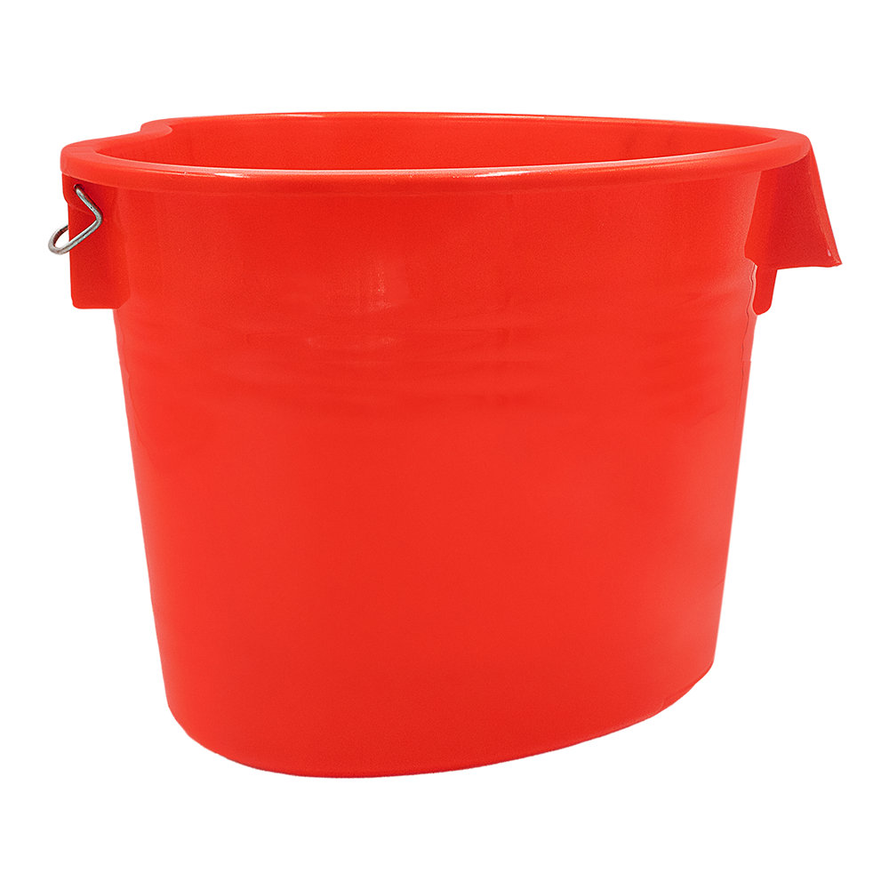 Zenport AG430R Picking Pail Bucket with Strap, 22-Quart, Red
