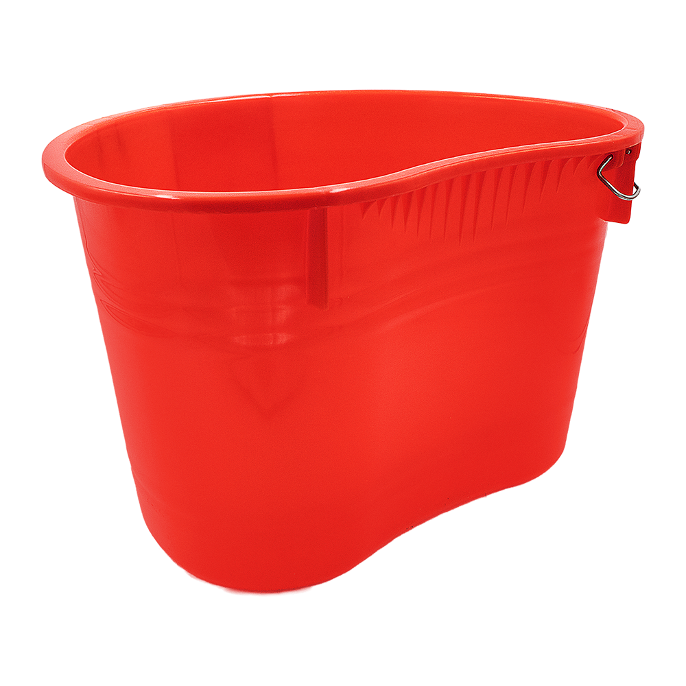 Zenport AG430R Picking Pail Bucket with Strap, 22-Quart, Red