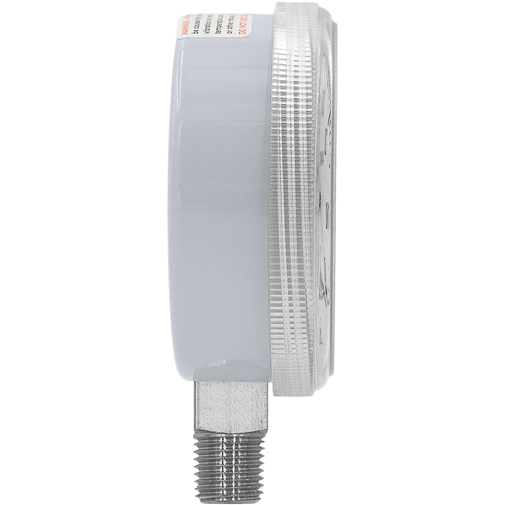 Zenport APG60 Ammonia Gas Pressure Gauge, 60 PSI, Silver