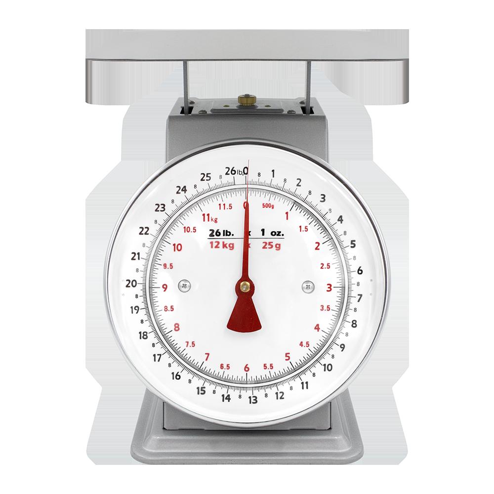 Zenport AZD25 Platform Mechanical Dial Scale, 25-Pound, Silver