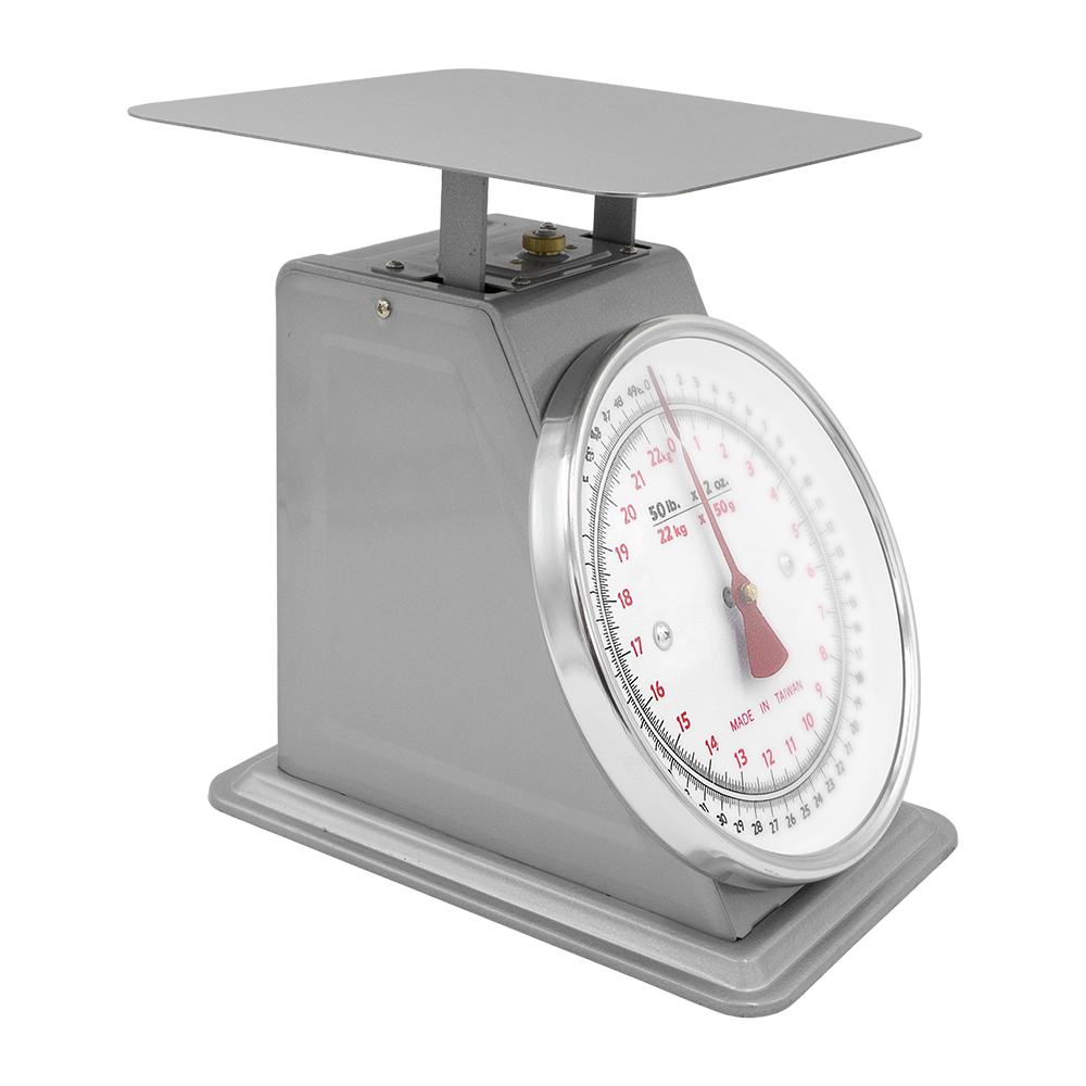 Zenport AZD70 Platform Mechanical Dial Scale, 70-Pound, Silver