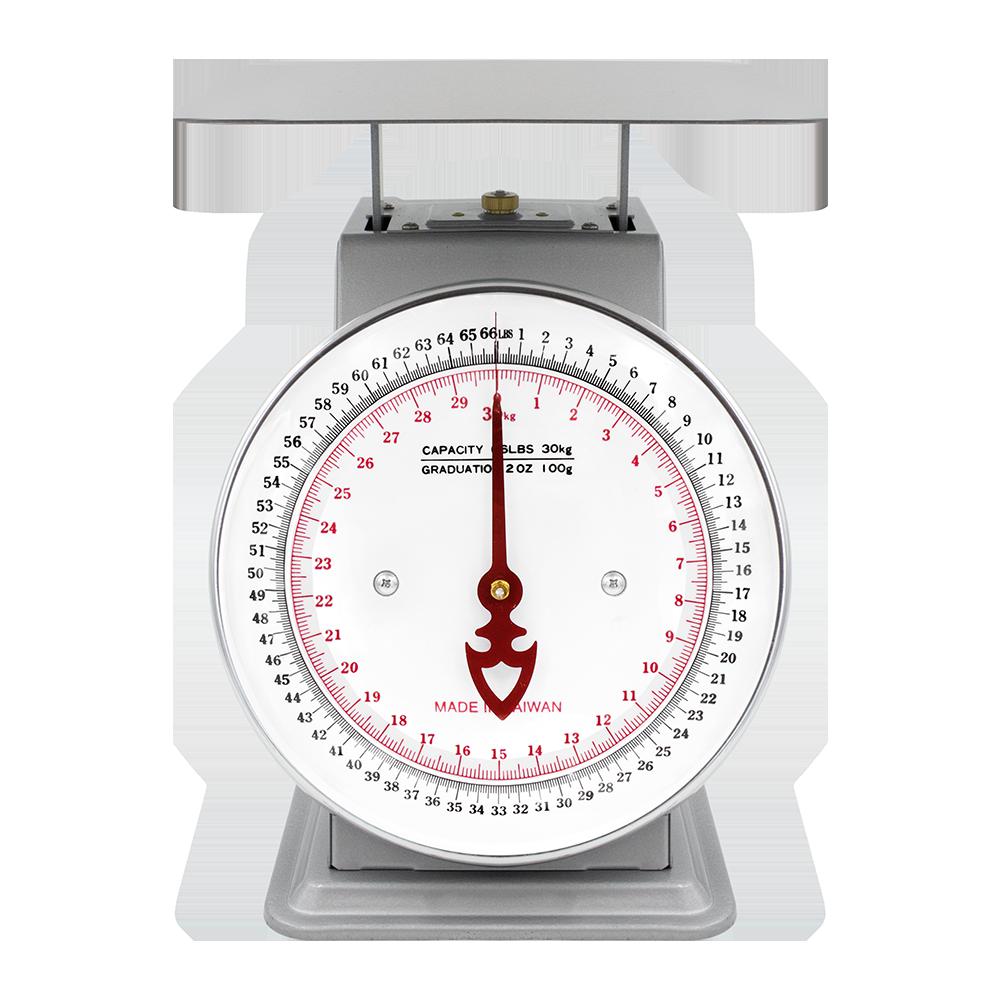 Zenport AZD70 Platform Mechanical Dial Scale, 70-Pound, Silver