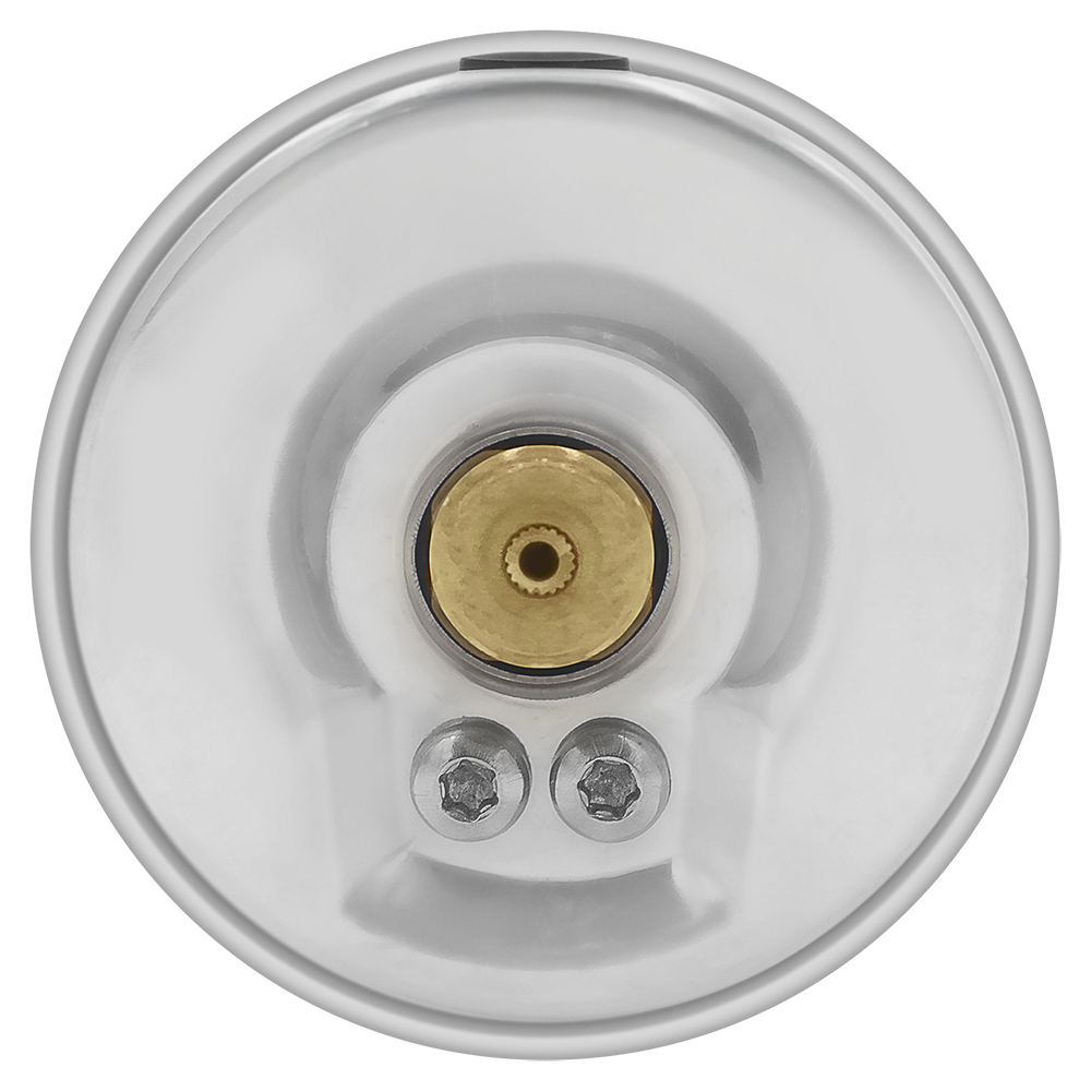 Zenport BLPG200 Glycerin Liquid Filled Pressure Gauge, 0-200 PSI, Silver