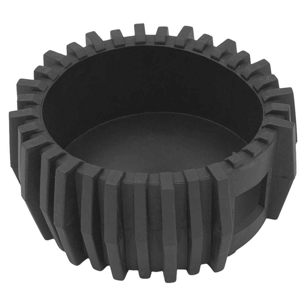 Zenport DN62 Rubber Gauge Guard, Bottom Mount, Black