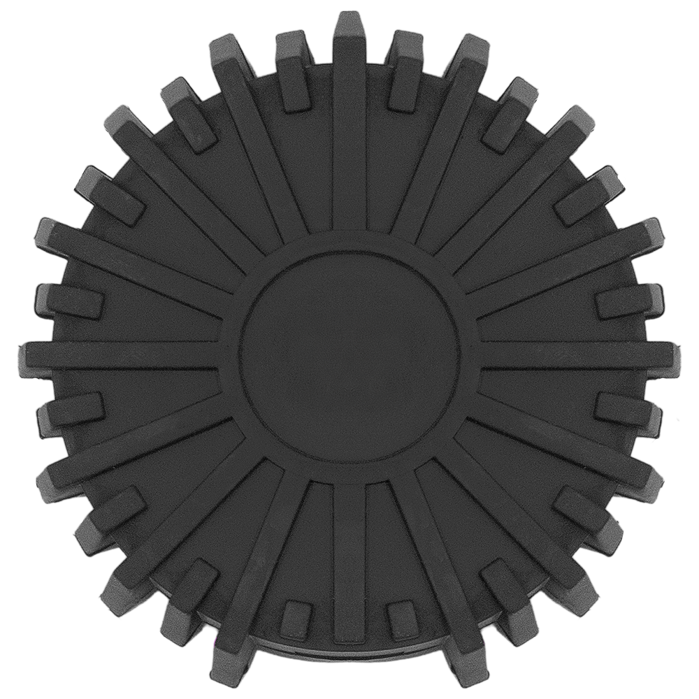 Zenport DN62 Rubber Gauge Guard, Bottom Mount, Black