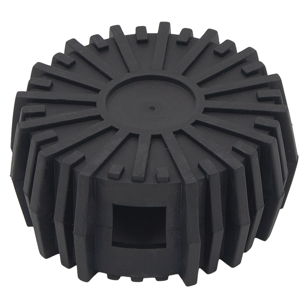 Zenport DN62 Rubber Gauge Guard, Bottom Mount, Black