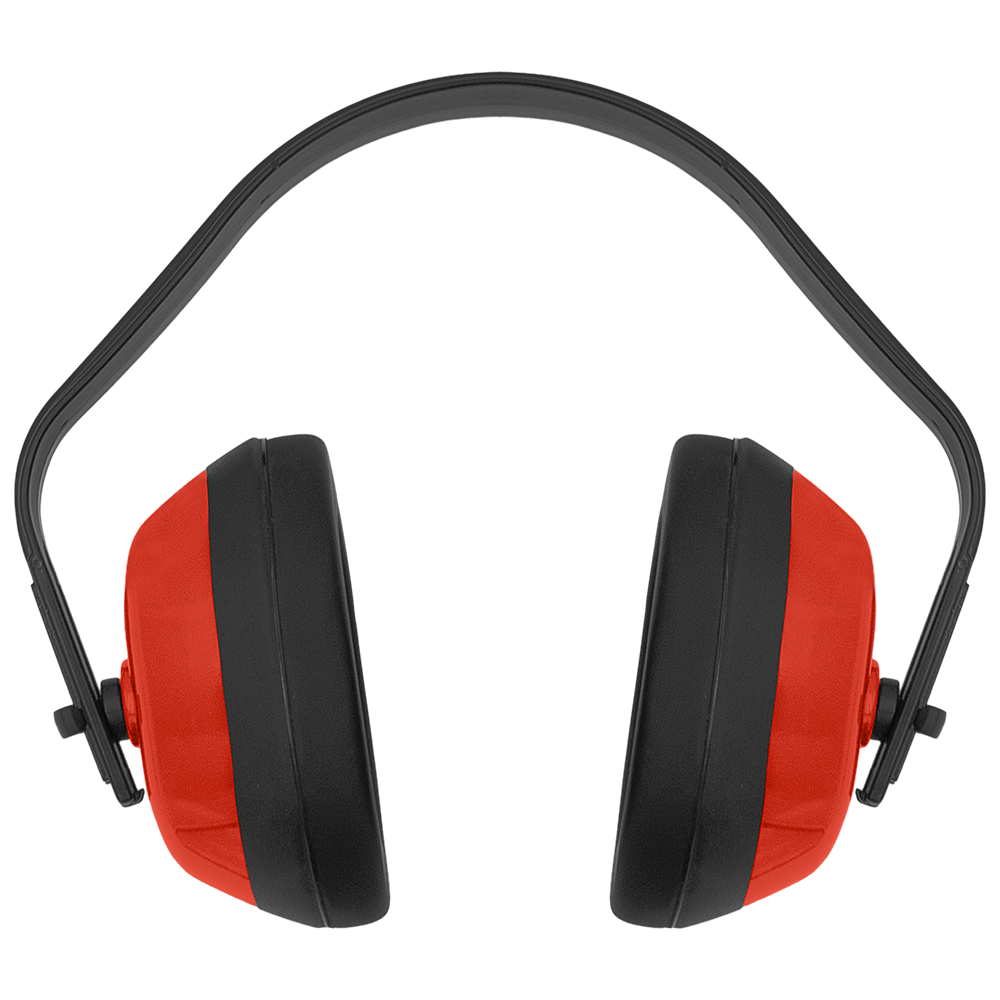 Zenport EM101 Standard Ear Muffs, Red/Black