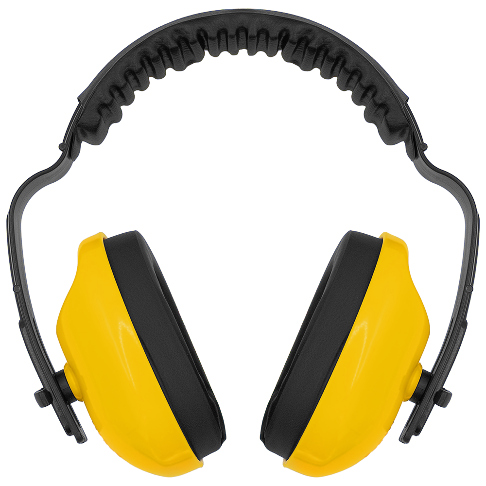 Zenport EM106 Adjustable Headband Ear Muffs, Yellow with Black, Yellow