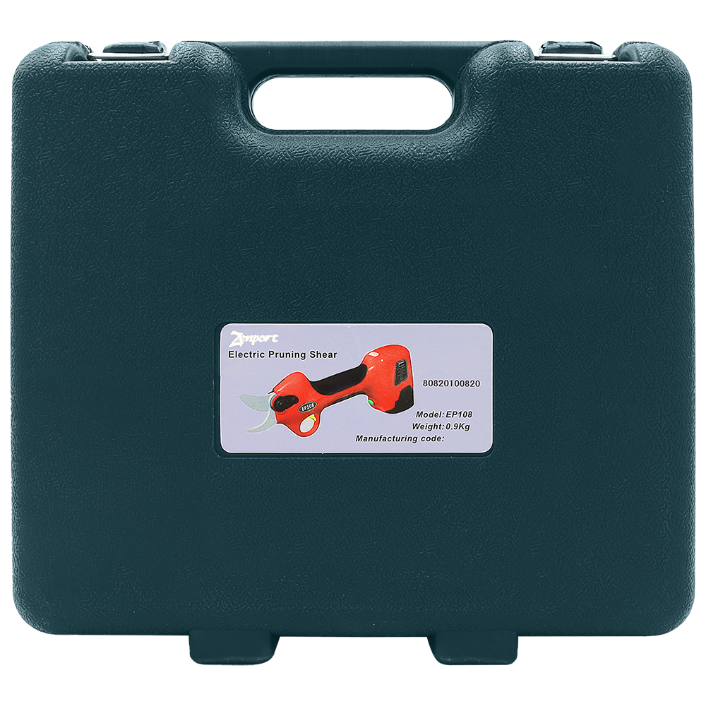 Zenport EP108 ePruner Cordless Battery Powered Electric Pruner, 1-Inch, Red