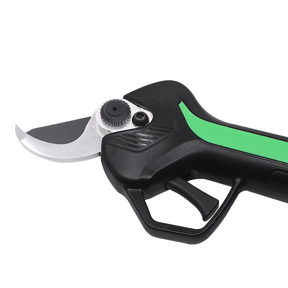 Podadora eléctrica inalámbrica Zenport EP26, corte de 1 pulgada, 2 baterías, color negro/verde