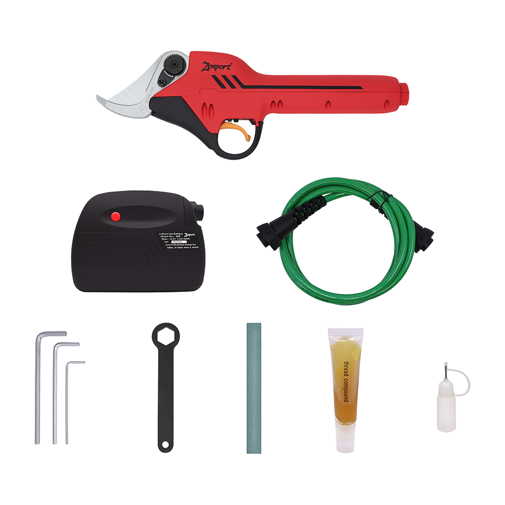 Zenport EP4 Large Battery Powered Electric Pruner, 12-Hour, 1.5-Inch Cut