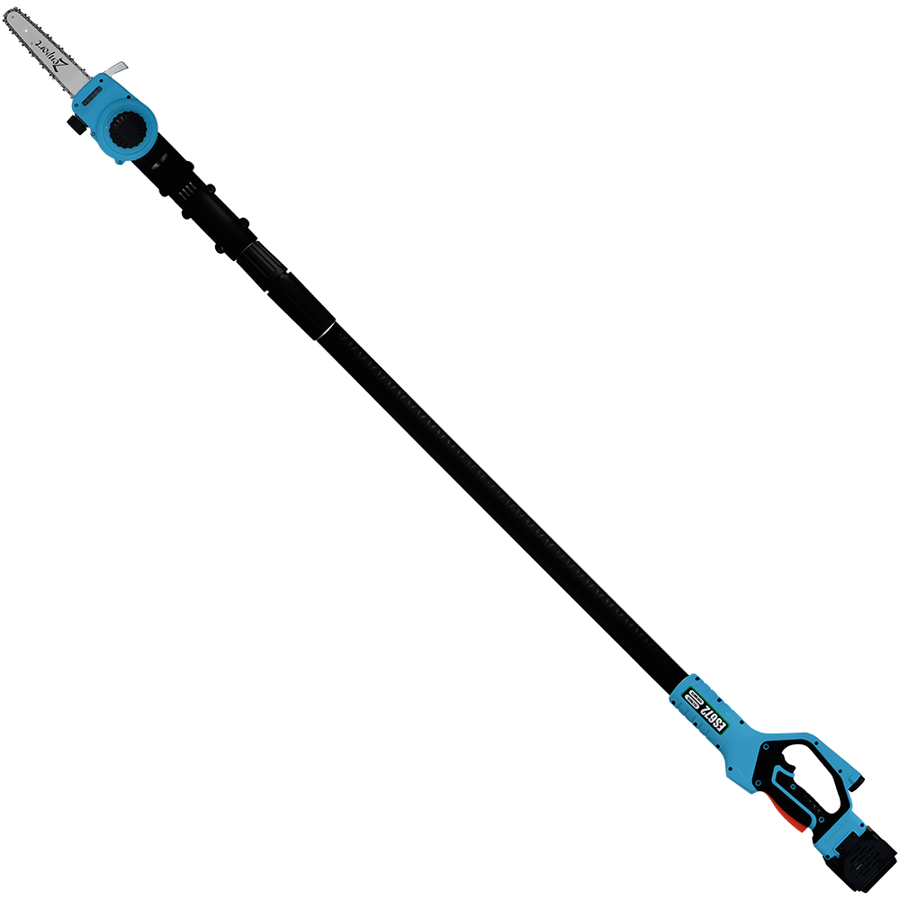 Zenport ES672 Cordless, Battery Powered Pole Chain Saw, 2.5 Meter Length
