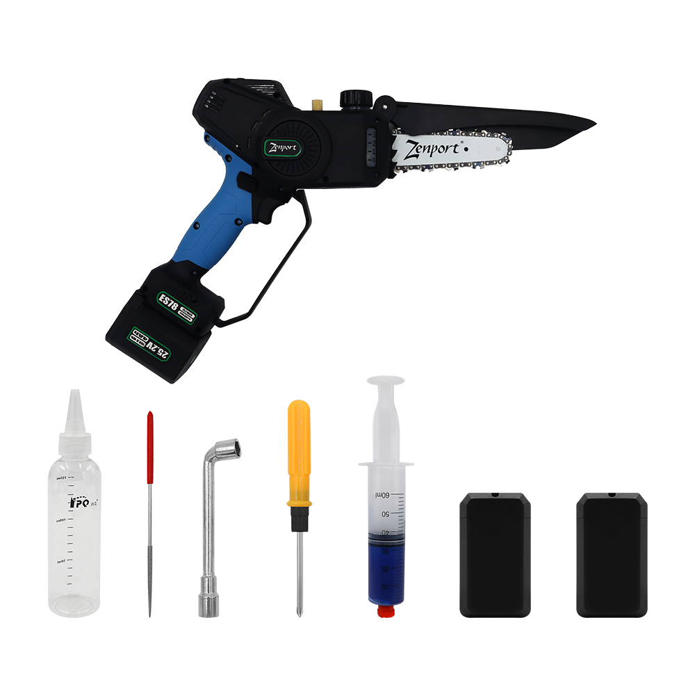 Zenport ES78 Cordless, Battery Powered, 6-Inch Blade Chain Saw