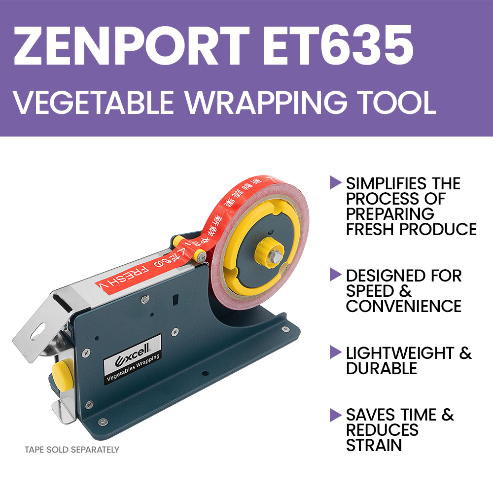 Zenport ET635 Fruit and Vegetable Wrapping Tool, Blue