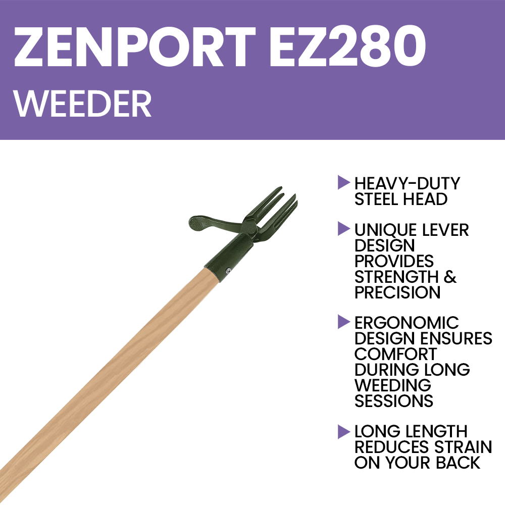 Desmalezador Zenport EZ280, cuchillas de 4 pulgadas,