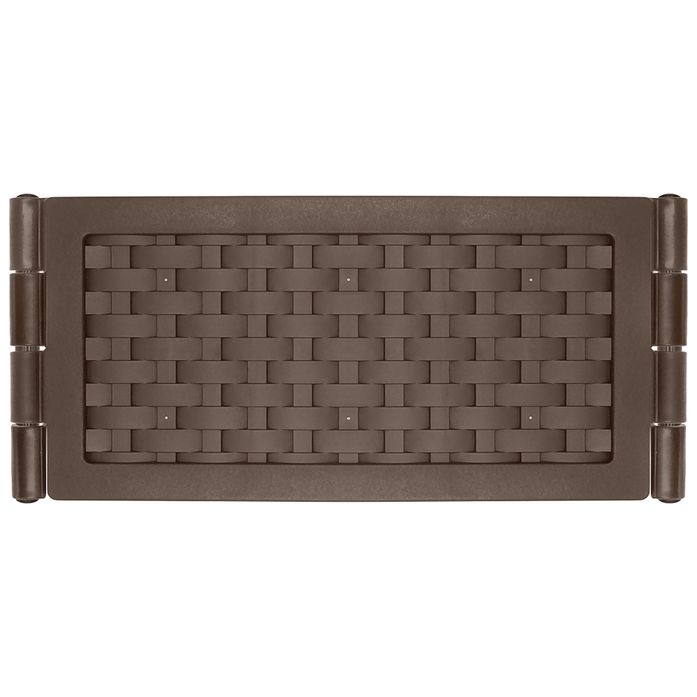 Zenport F580 Modular Raised Garden Bed, Brown