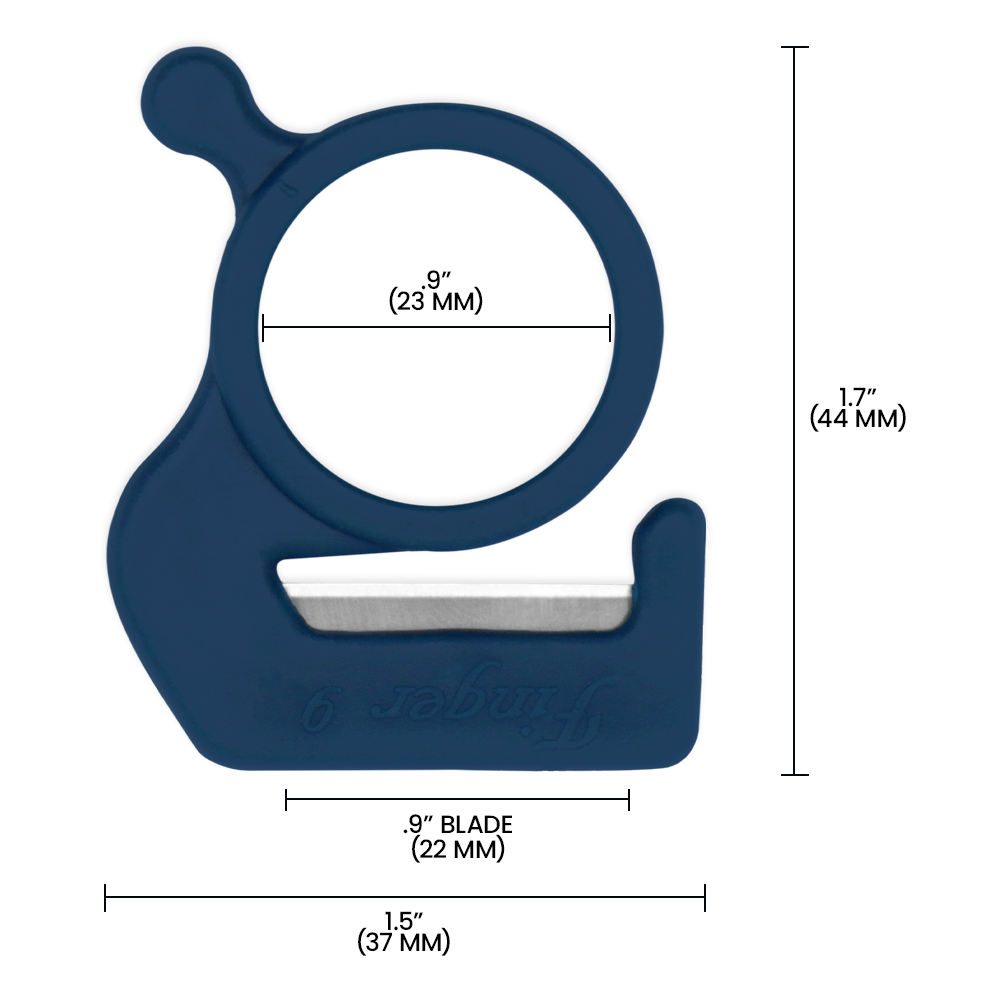 Zenport FGK9B Speedy Cutter Ring Knife, Blue