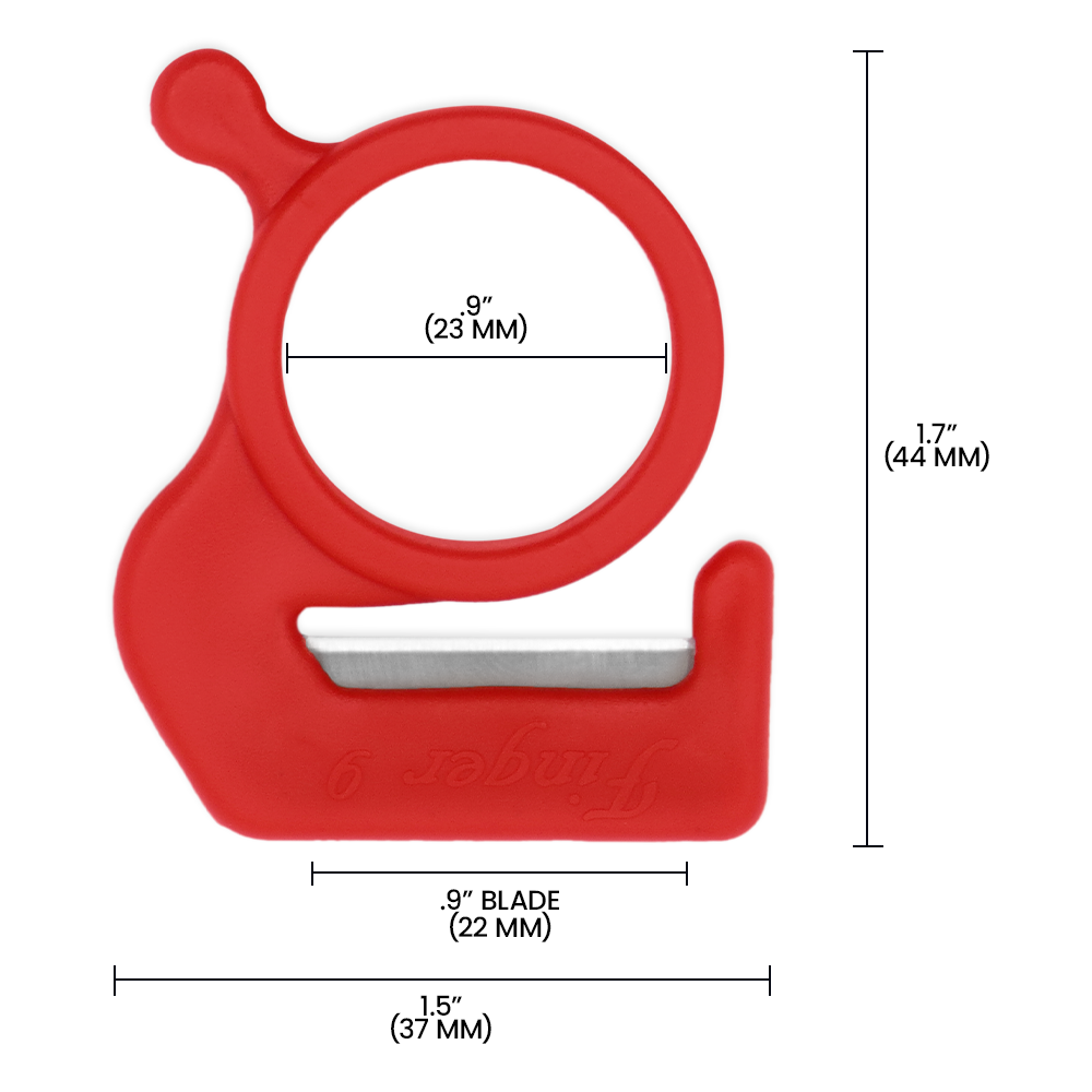 Zenport FGK9R Speedy Cutter Ring Knife, Red