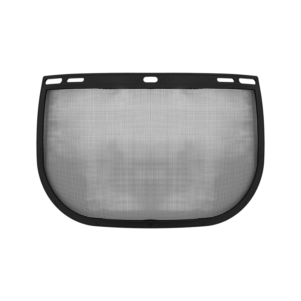 Zenport FS825 Face Shield with Adjustable Mesh Visor, Black/Yellow